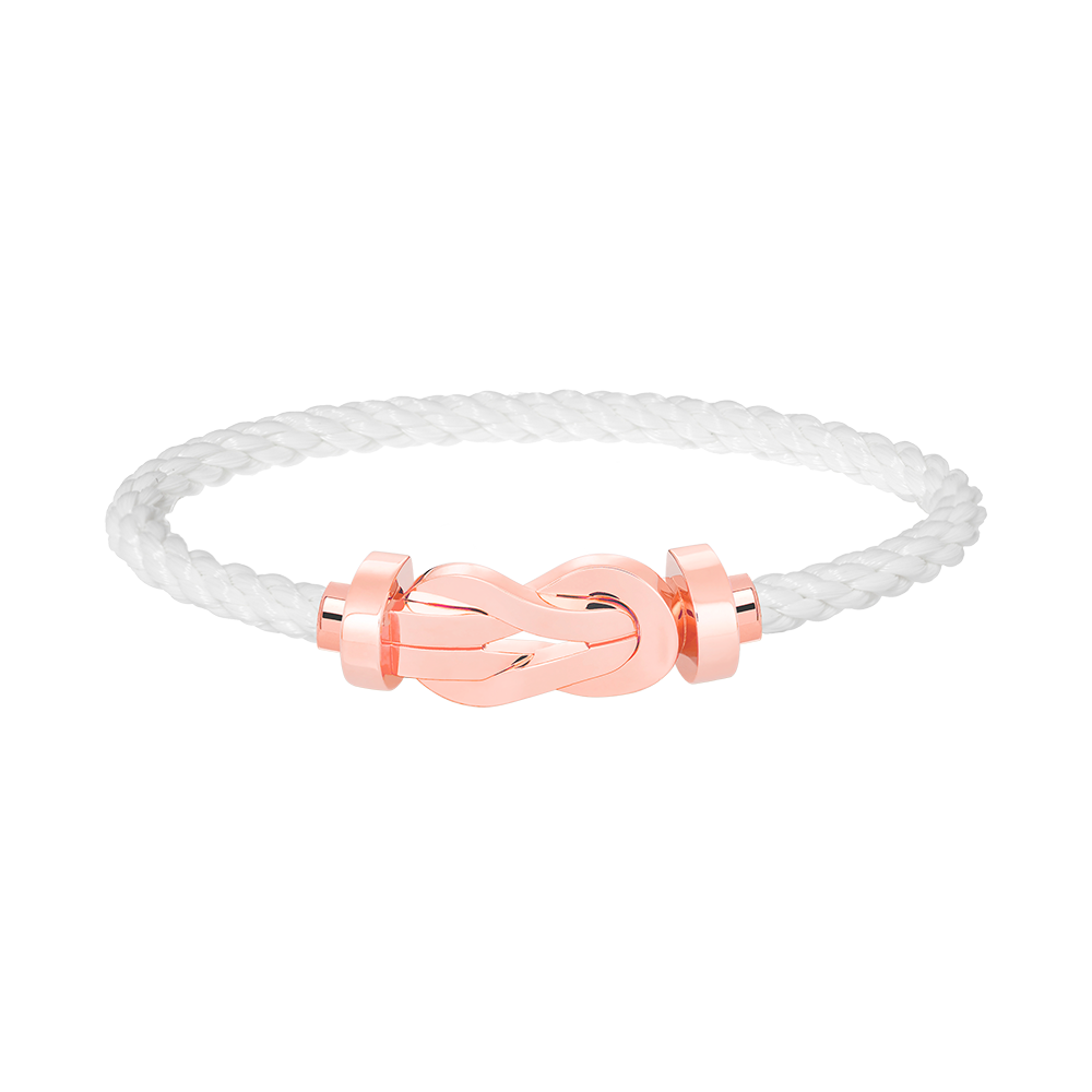 [AuraEcho]CHANCE LARGE 8 FIGURE BUCKLE NO DIAMOND BRACELET ROSE GOLD