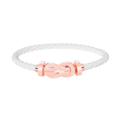 [AuraEcho]CHANCE LARGE 8 FIGURE BUCKLE NO DIAMOND BRACELET ROSE GOLD