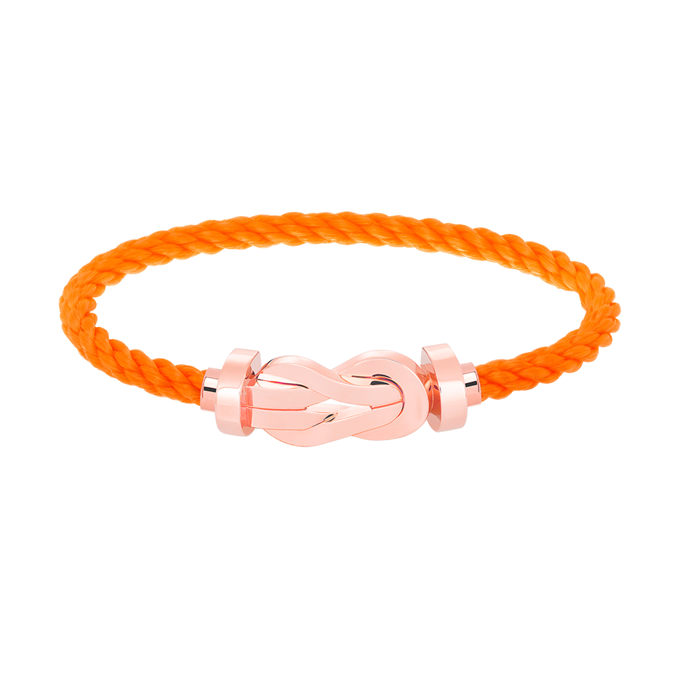 [AuraEcho]CHANCE LARGE 8 FIGURE BUCKLE NO DIAMOND BRACELET ROSE GOLD