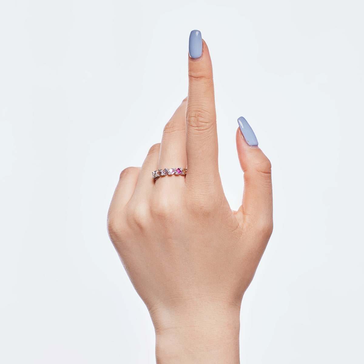 [AuraEcho]Delicate Vibrant Emerald Cut Daily Ring