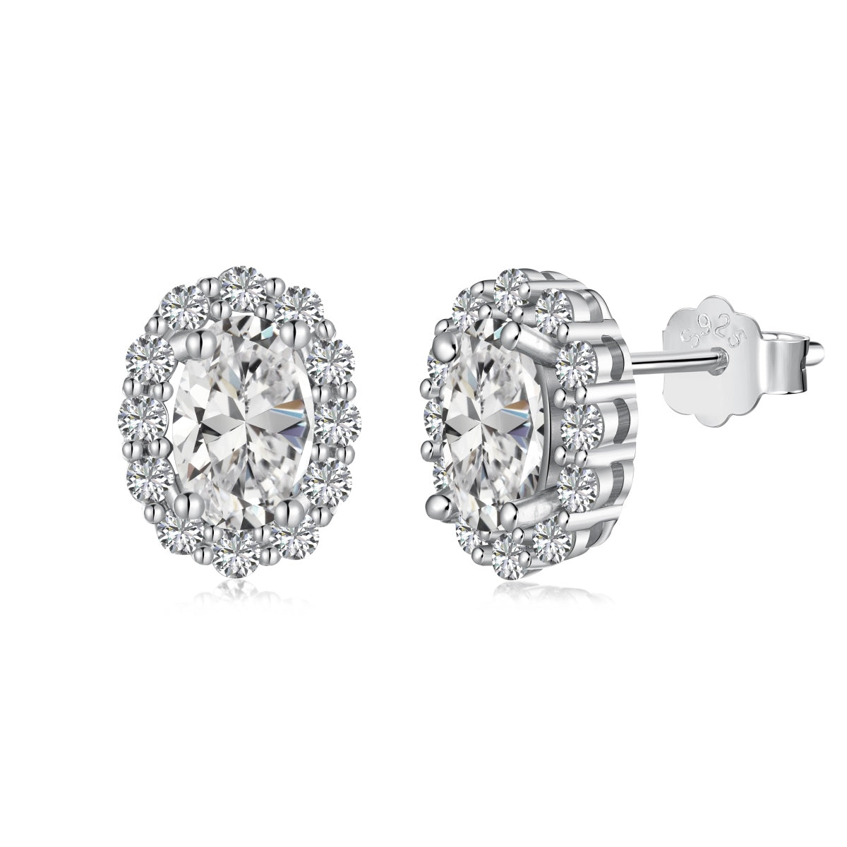 [AuraEcho]Delicate Unique Oval Cut Daily Earrings