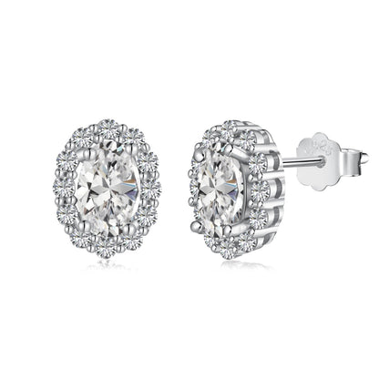 [AuraEcho]Delicate Unique Oval Cut Daily Earrings