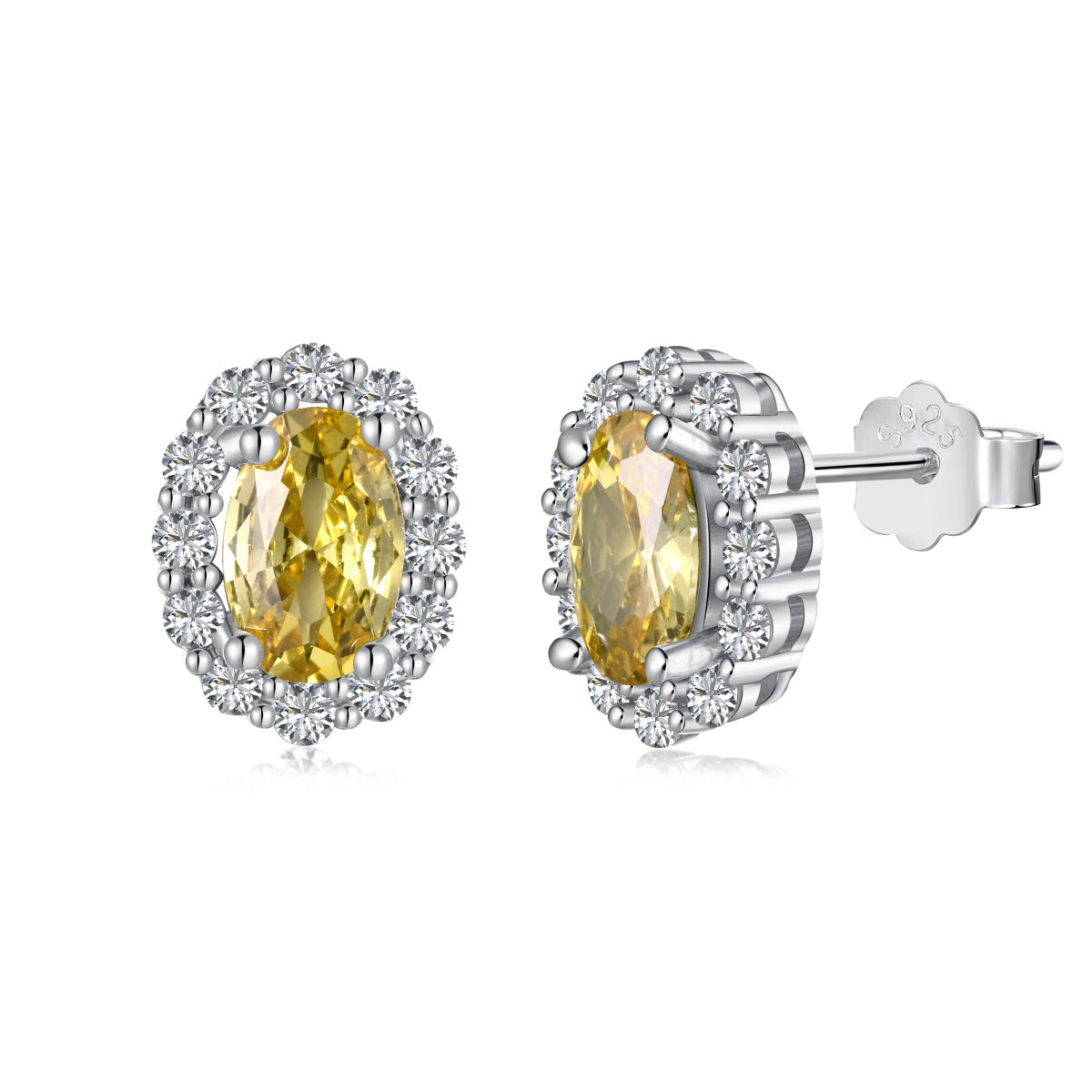 [AuraEcho]Delicate Unique Oval Cut Daily Earrings