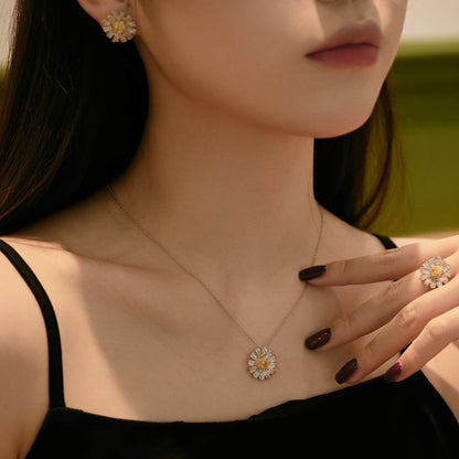 [AuraEcho]Exquisite Daisy Necklace
