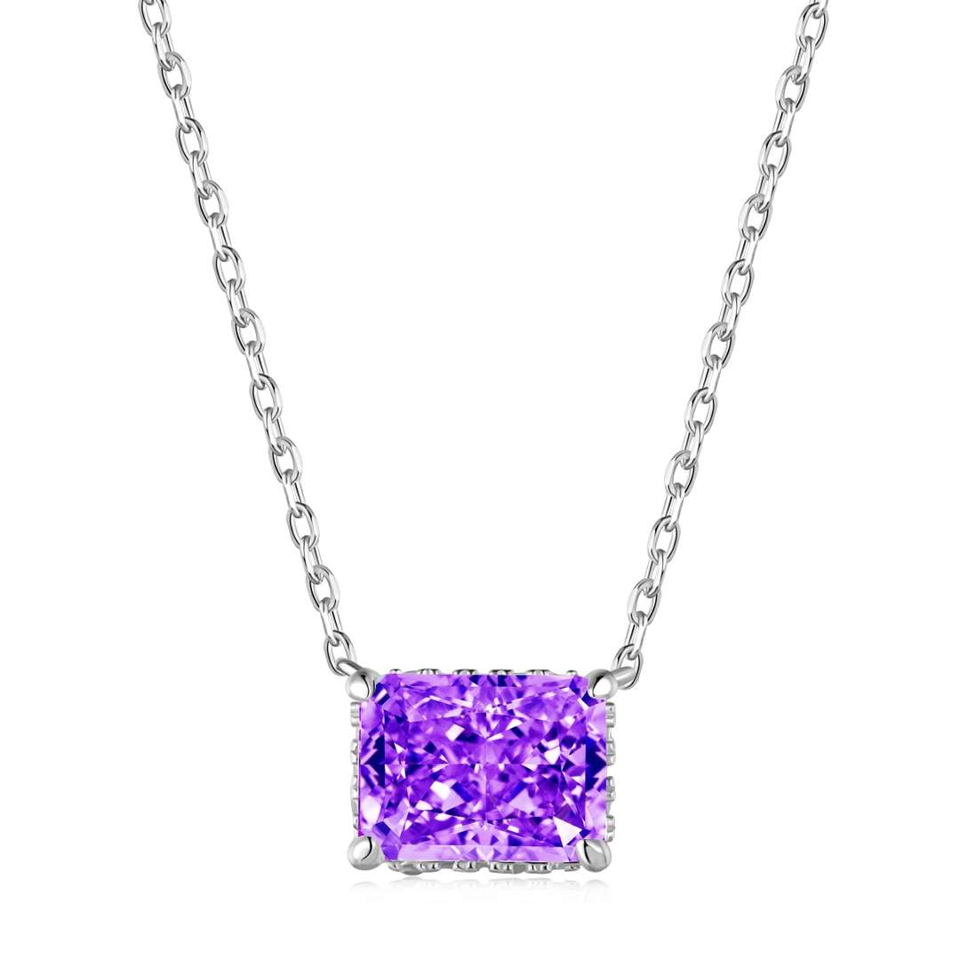 [AuraEcho]Luxurious Square Shape Colorful Necalack