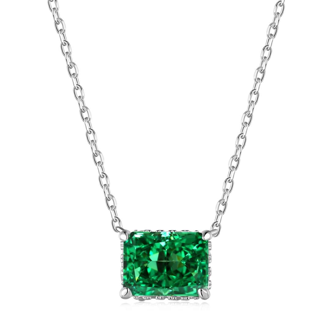[AuraEcho]Luxurious Square Shape Colorful Necalack