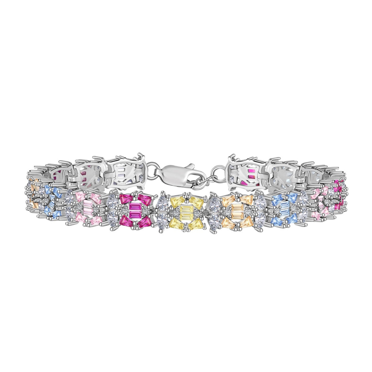 [AuraEcho]Delicate Colorful Multi Cut Party Bracelet