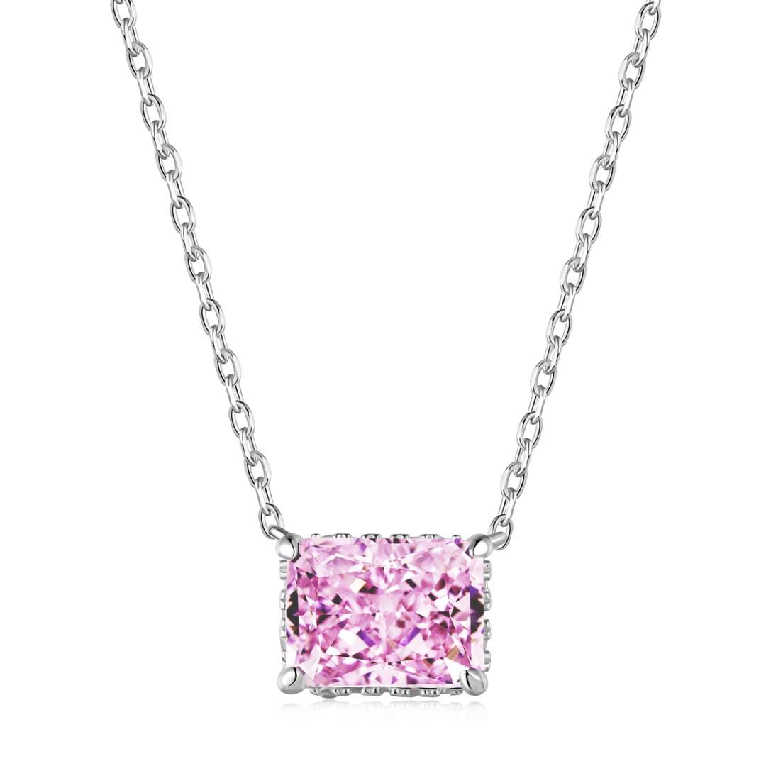 [AuraEcho]Luxurious Square Shape Colorful Necalack