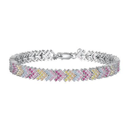 [AuraEcho]Ornate Sparkling Round Cut Party Bracelet