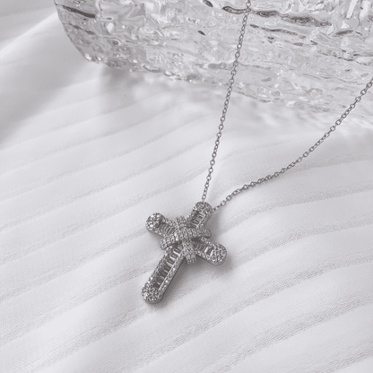 [AuraEcho]Gypsophila With Dimonds Necklace