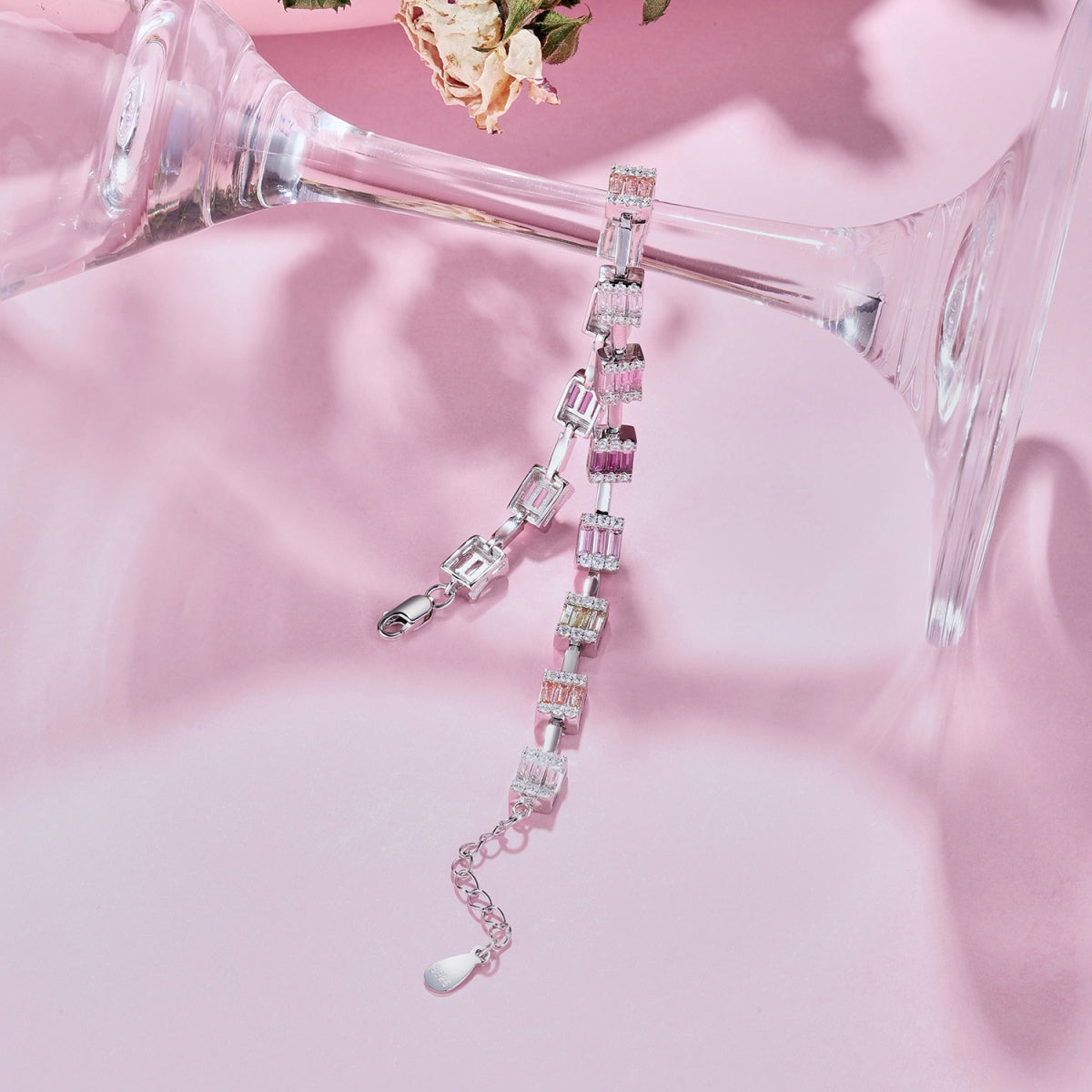 [AuraEcho]Dainty Charming Emerald Cut Daily Bracelet