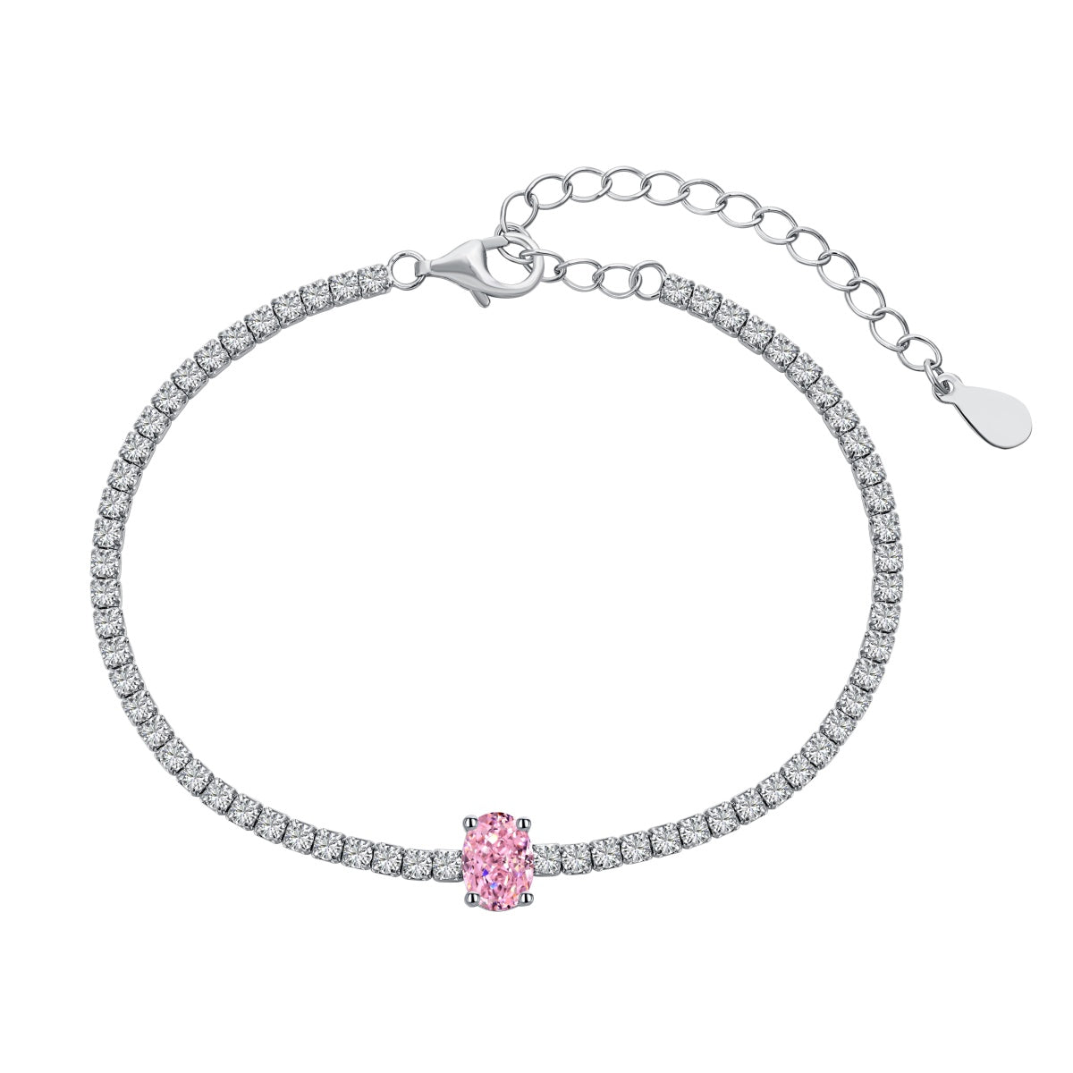 [AuraEcho]0.75 Carat Exquisite Oval Cut Daily Bracelet