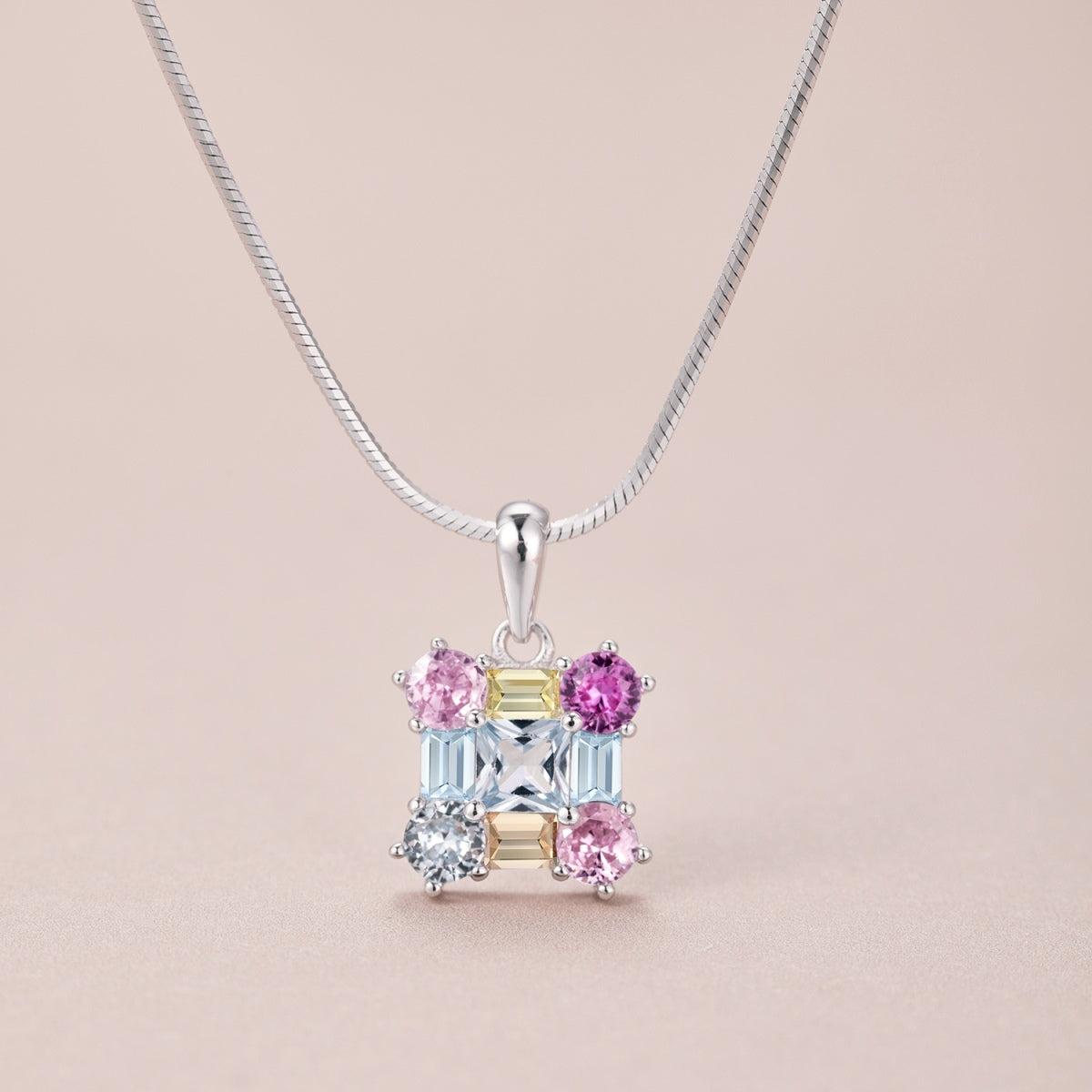 [AuraEcho]Gorgeous Multi Colorful Necklace
