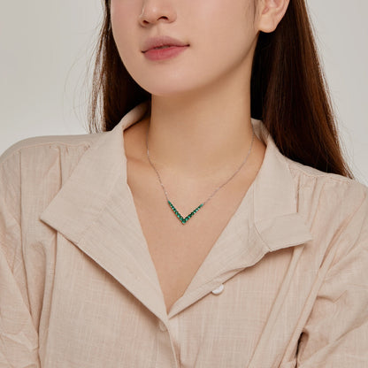 [AuraEcho]Ornate Round Cut Necklace