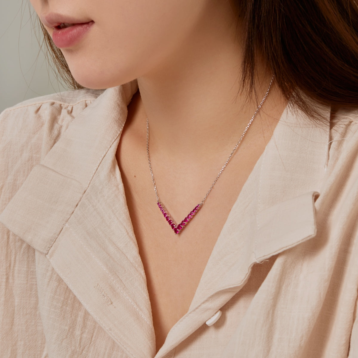 [AuraEcho]Ornate Round Cut Necklace