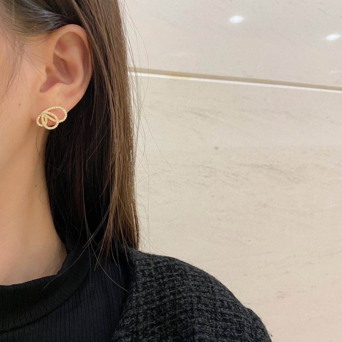 [AuraEcho]Exquisite Butterfly Shape Earrings