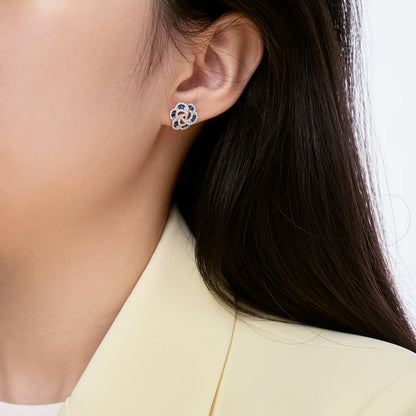 [AuraEcho]Exquisite Flower Shape Daily Earrings