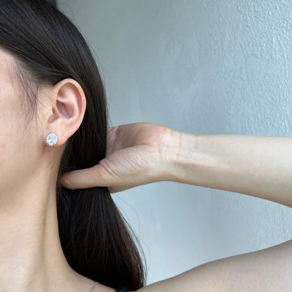[AuraEcho]Delicate Radiant Oval Cut Daily Earrings