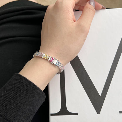 [AuraEcho]Delicate Colorful Multi Cut Party Bracelet