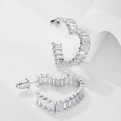 [AuraEcho]Radiant Heart Cutout Earrings