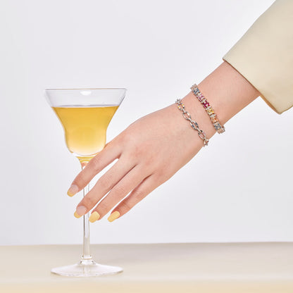 [AuraEcho]Delicate Colorful Multi Cut Party Bracelet