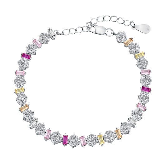 [AuraEcho]Radiant Colorful Round Shape Daily Bracelet