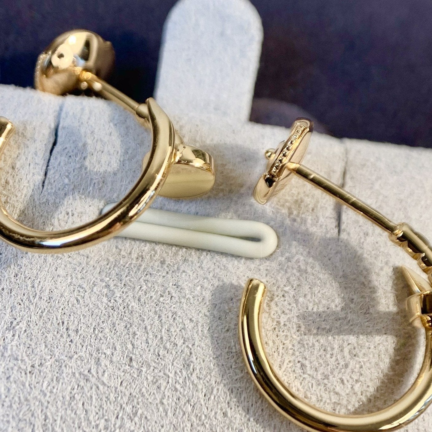 [AuraEcho]JUSTE EARRINGS PINK GOLD