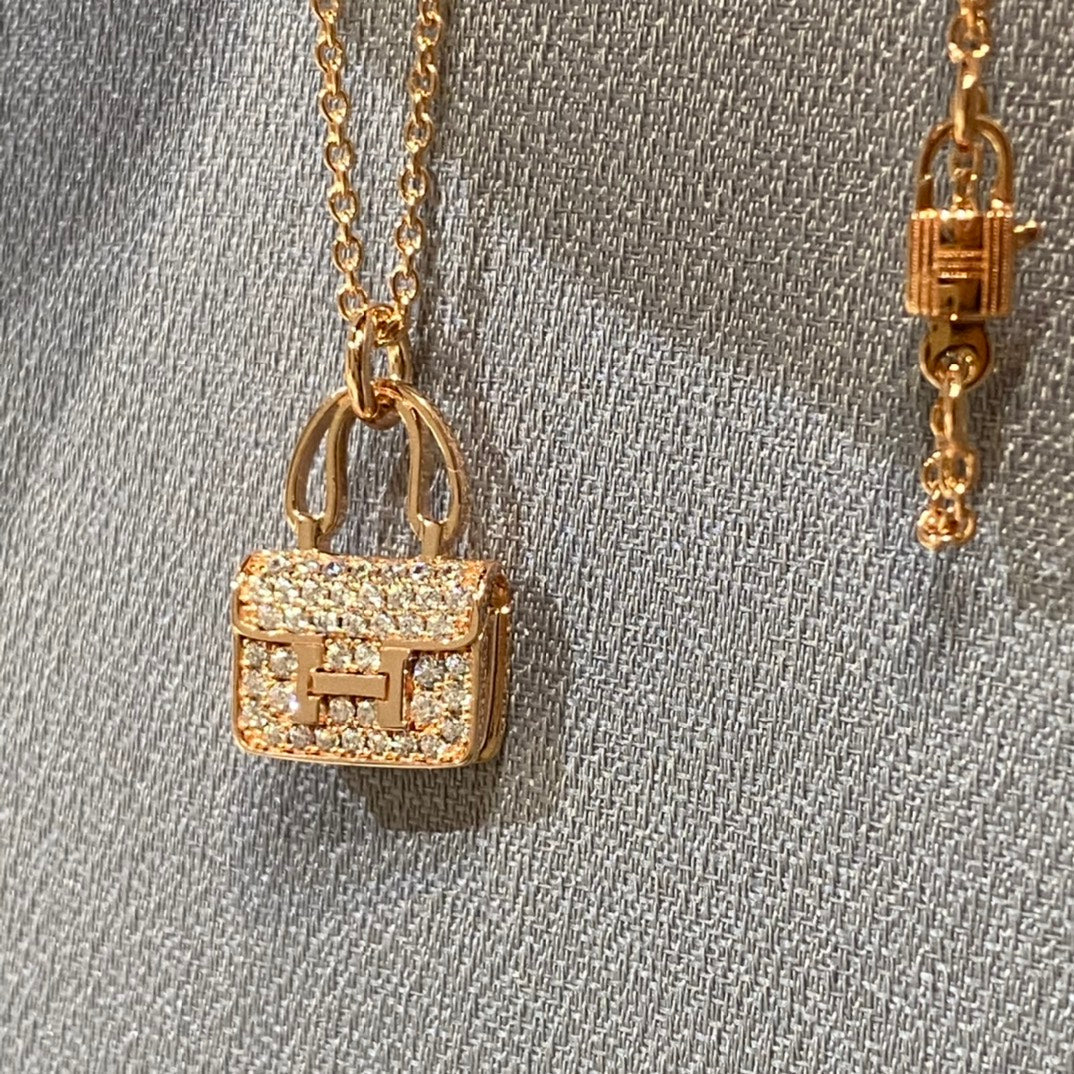 [AuraEcho]CONSTANCE PEDANT DIAMOND NECKLACE