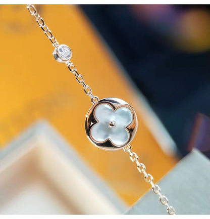 [AuraEcho]SUN MOP GOLD 1 DIAMOND NECKLACE