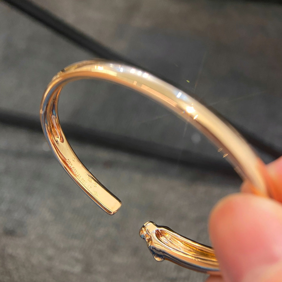 [AuraEcho]PANTHERE GOLD OPEN BRACELET