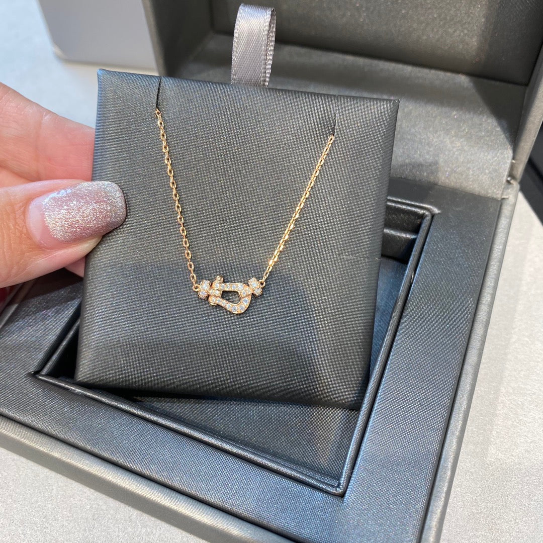 [AuraEcho]FORCE 10 DIAMOND PINK GOLD NECKLACE MINI MODEL