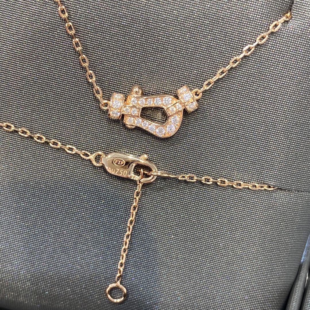 [AuraEcho]FORCE 10 DIAMOND PINK GOLD NECKLACE MINI MODEL