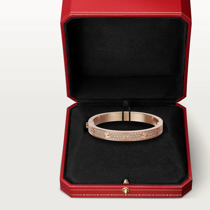 [AuraEcho]LOVE BRACELET 6.1MM DIAMOND-PAVED