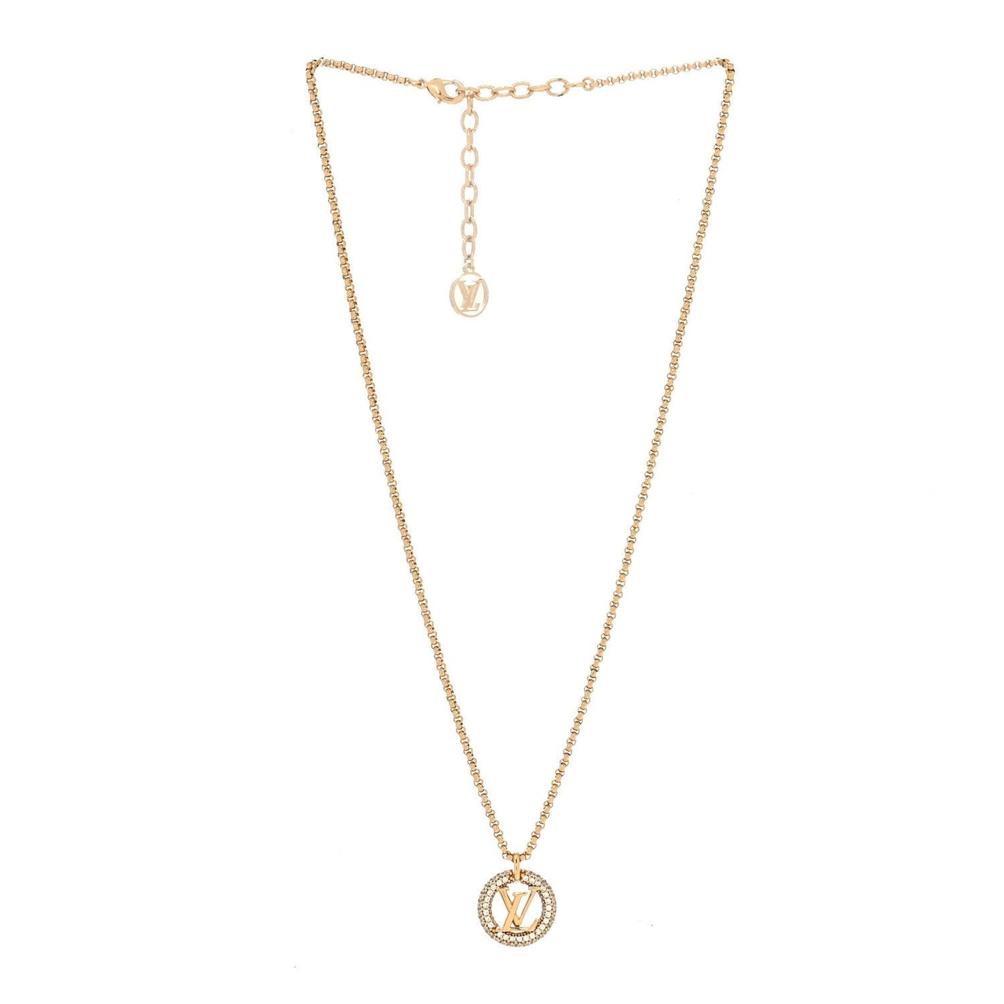 [AuraEcho]BY NIGHT DIAMOND PAVED NECKLACE