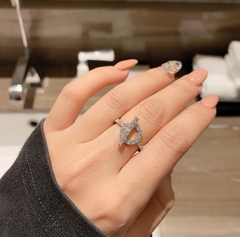 [AuraEcho]ECHAPPEE RING SILVER DIAMOND