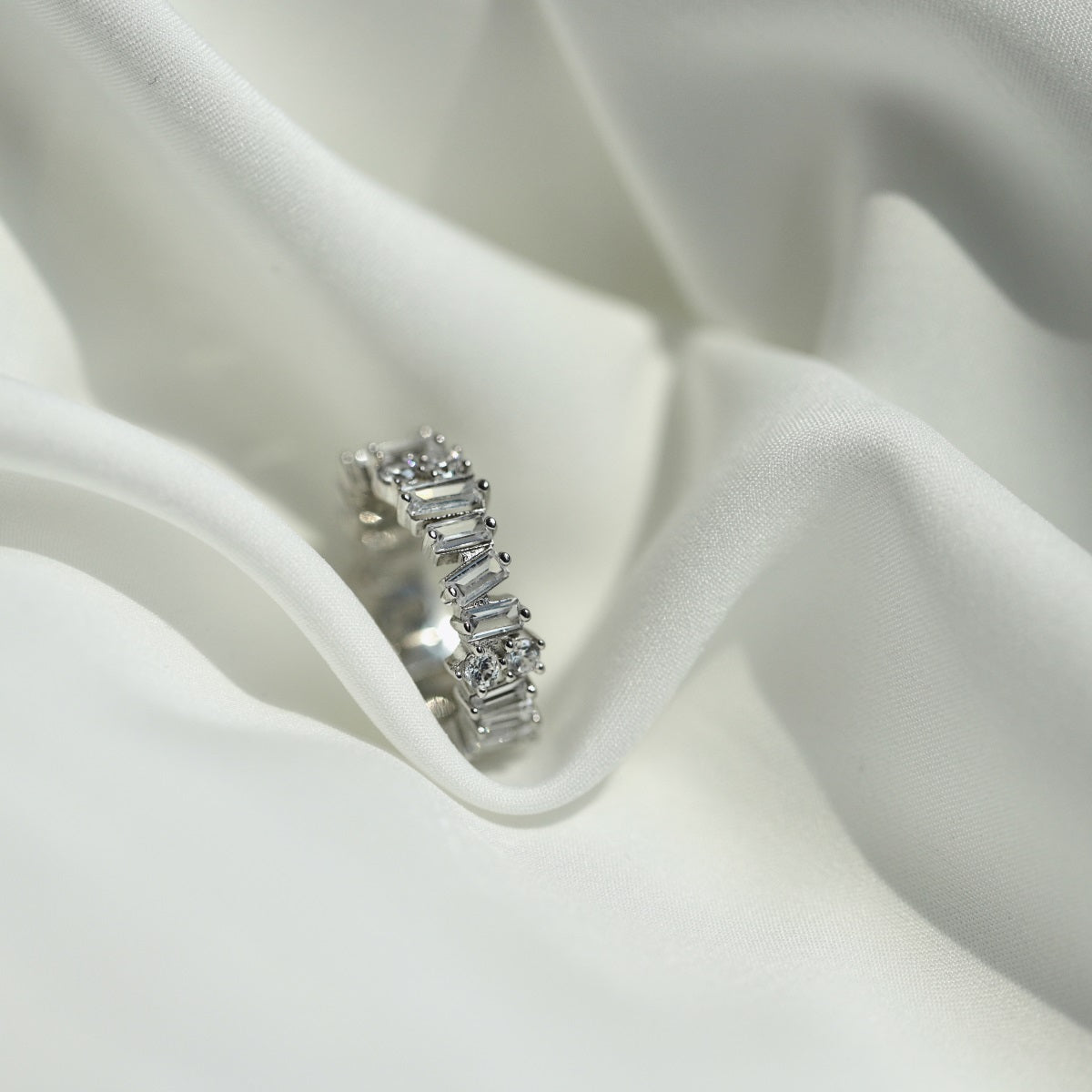 [AuraEcho]Delicate Multi Shape Tennis Ring