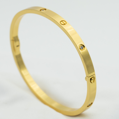 [AuraEcho]LOVE BRACELET 3.65MM 6 DIAMONDS