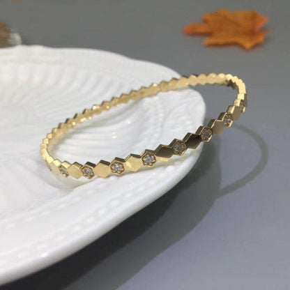 [AuraEcho]BEE LOVE GOLD DIAMOND BRACELET