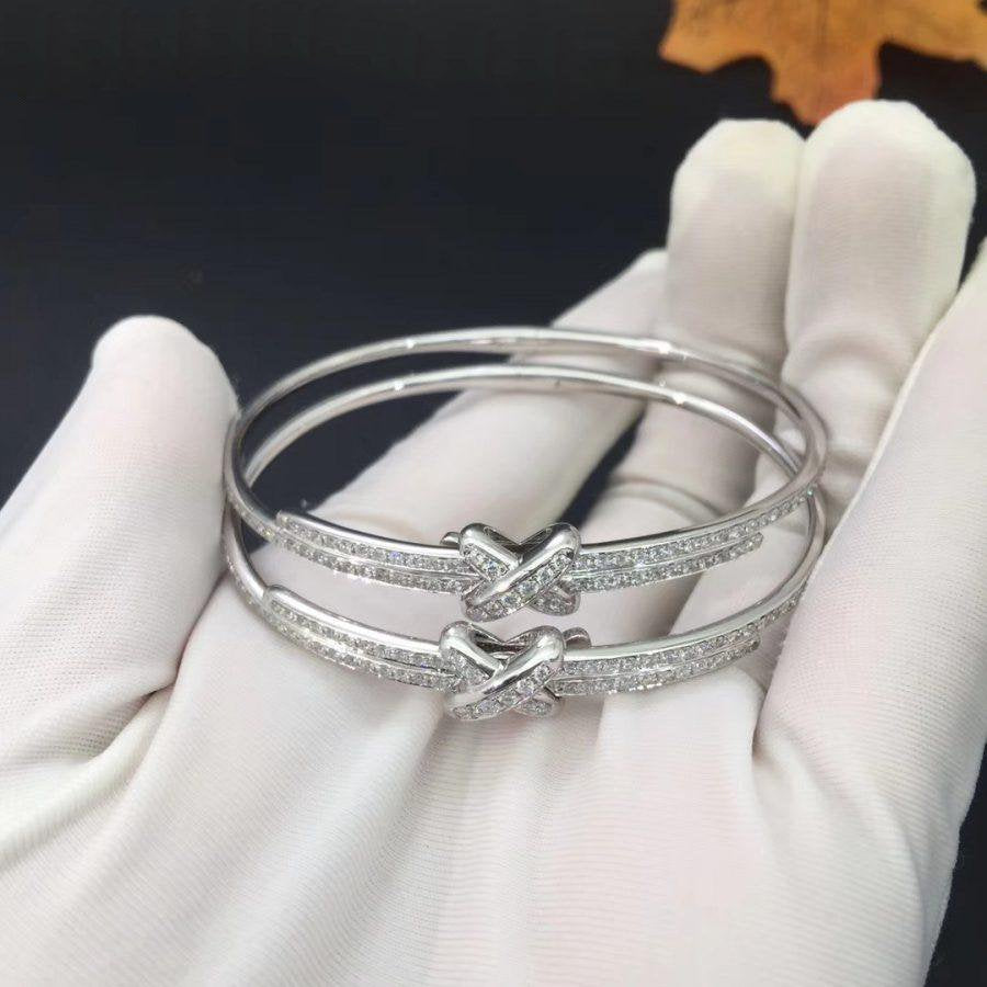 [AuraEcho]JEUX DE BRACELET DIAMONDS SILVER