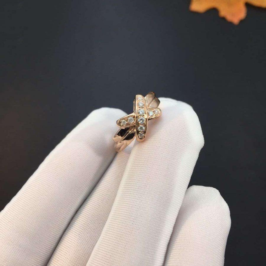 [AuraEcho]JEUX DE PINK GOLD DIAMOND RING