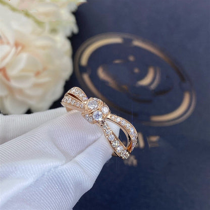 [AuraEcho]LIENS PINK GOLD DIAMOND RING