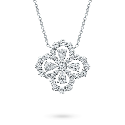 [AuraEcho]LOOP NECKLACE FULL MOTIF DIAMOND 16MM MULTIPLE COLORS