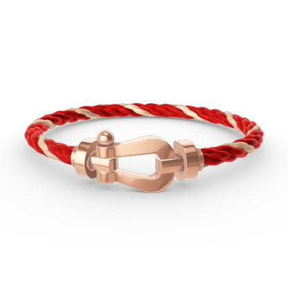 [AuraEcho]FORCE LARGE HORSESHOE NO DIAMOND BRACELET ROSE GOLD