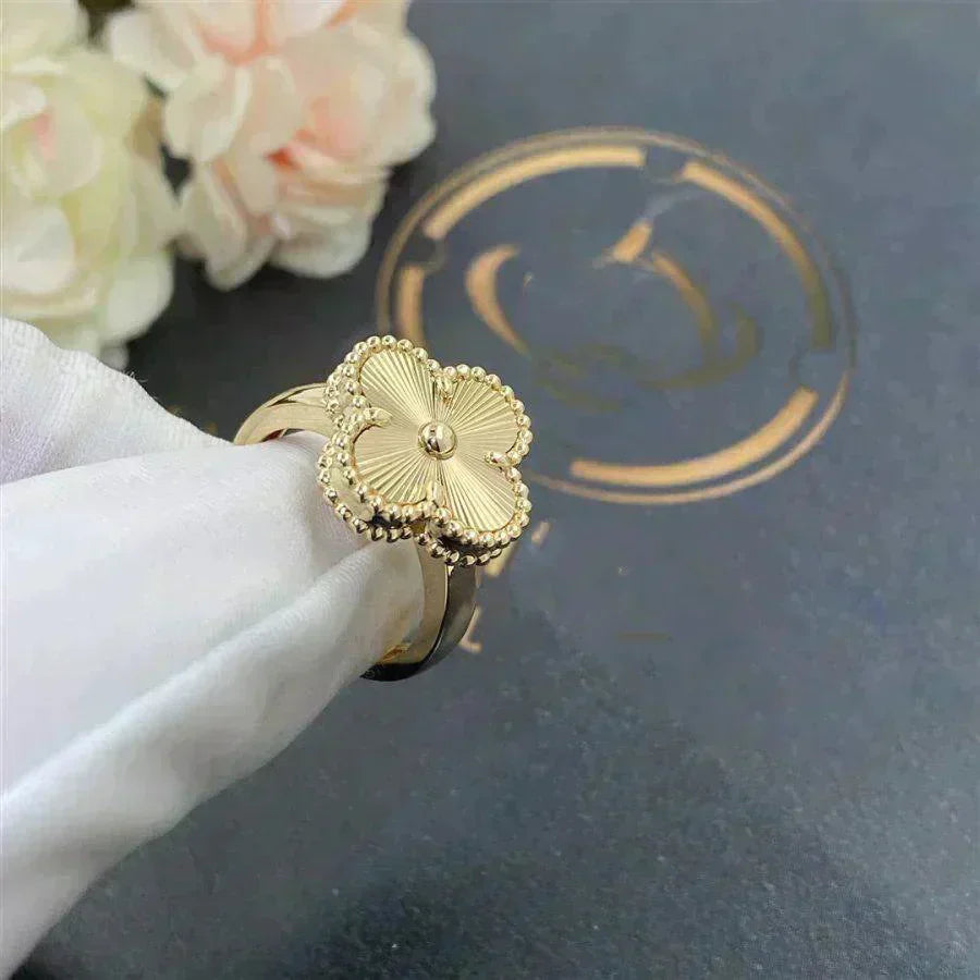 [AuraEcho]CLOVER GOLD RING