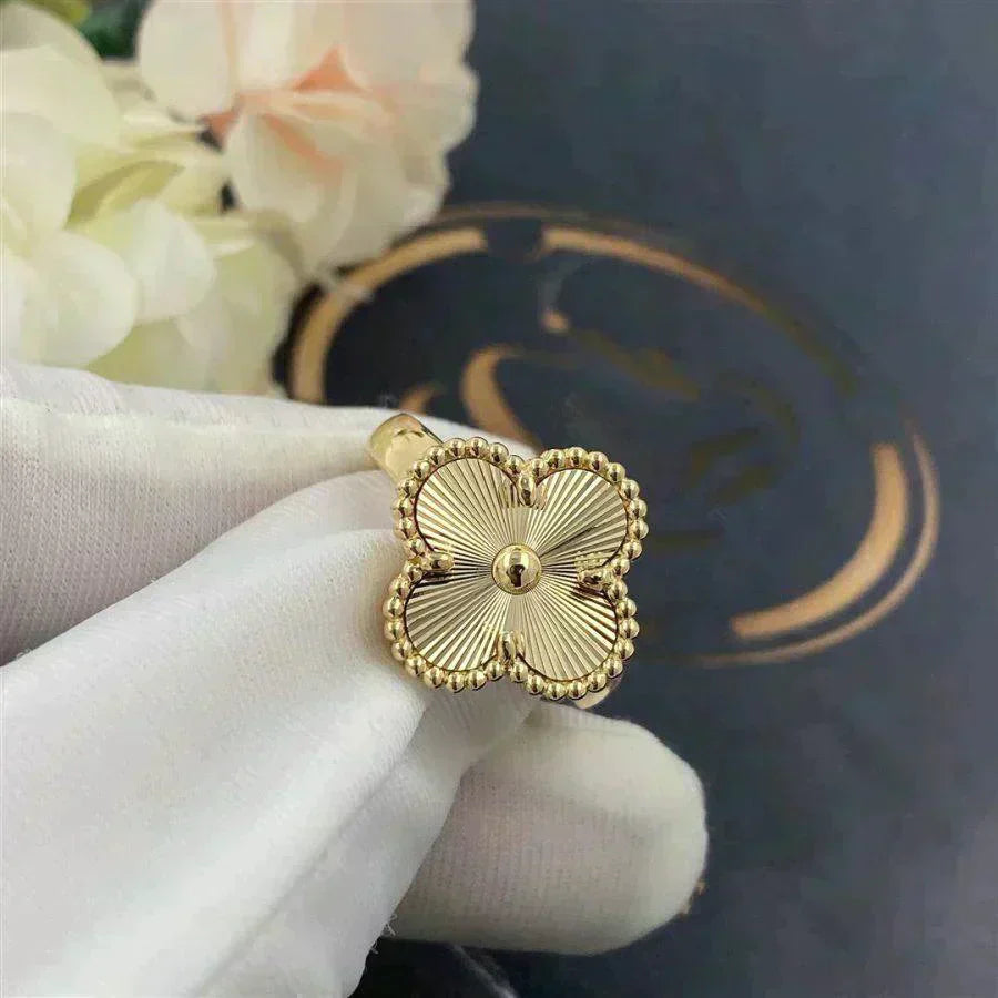 [AuraEcho]CLOVER GOLD RING